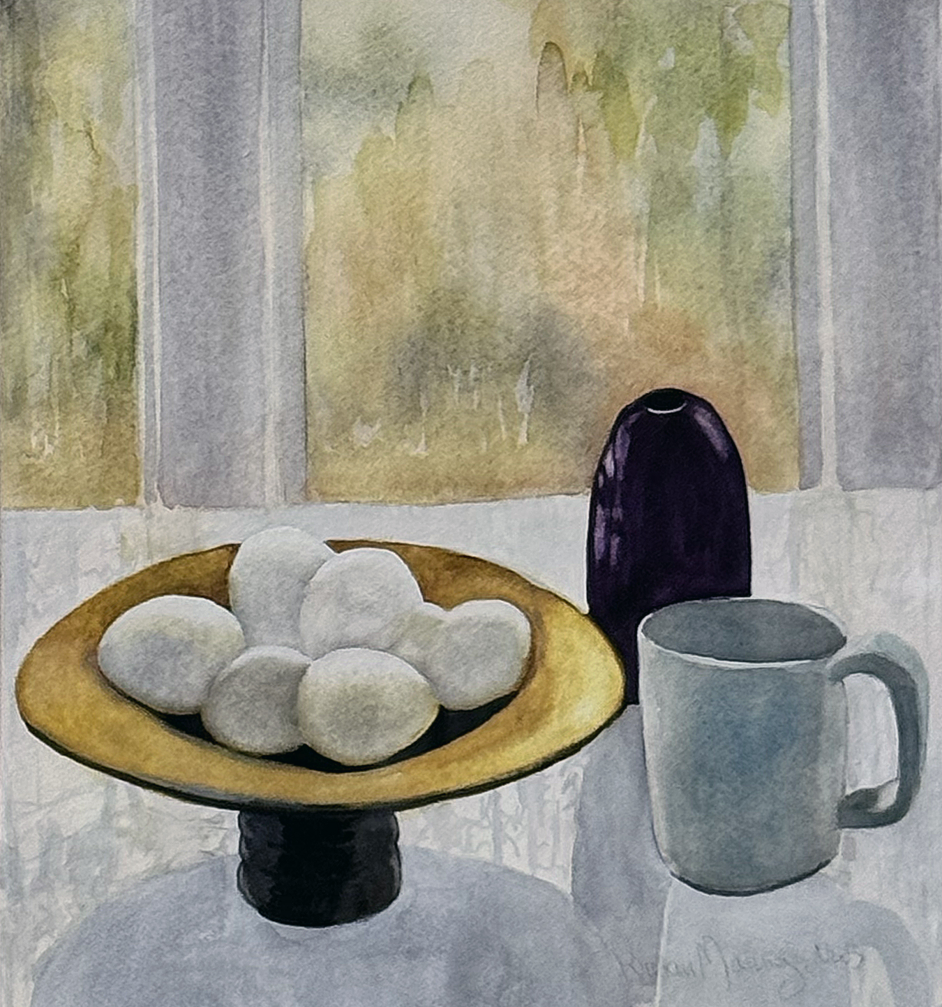 Still Life with Eggs by Susan Maundy