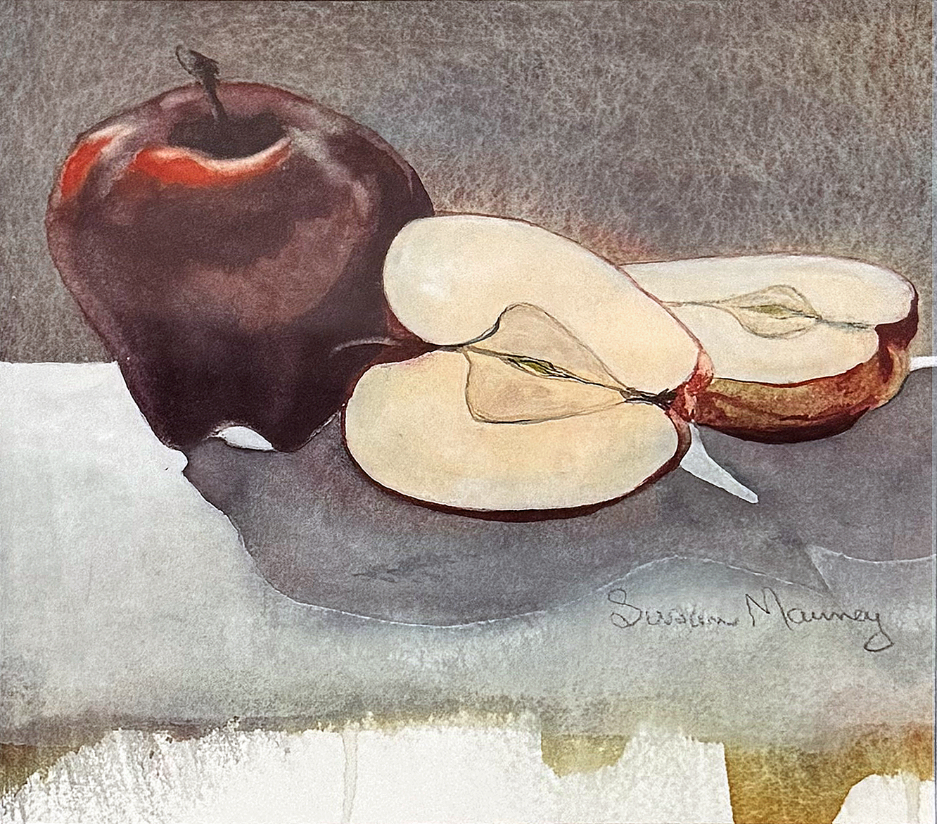 Still Life with Apples by Susan Maundy