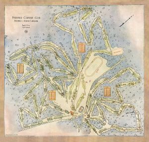 1918 Pinehurst Course Map