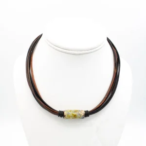 Montana Leather Designs - Lichen Necklace