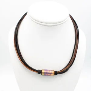 Montana Leather Designs - "Purple Haze" Necklace