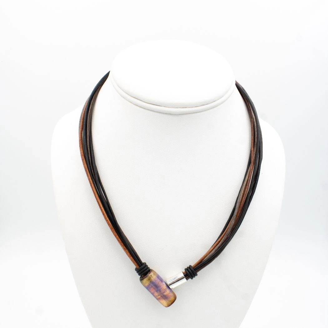 Montana Leather Designs - "Purple Haze" Necklace - Image 2