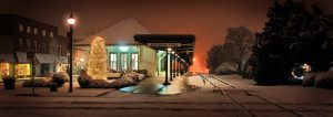 Frank D. Pierce - "The Station House - Christmas Snow"