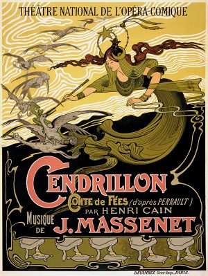 CENDRILLON - Théâtre National de l'Opéra Comique, Reproduction Poster